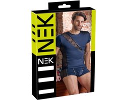 Stijlvolle Mannen Shirt met Fetish Elementen