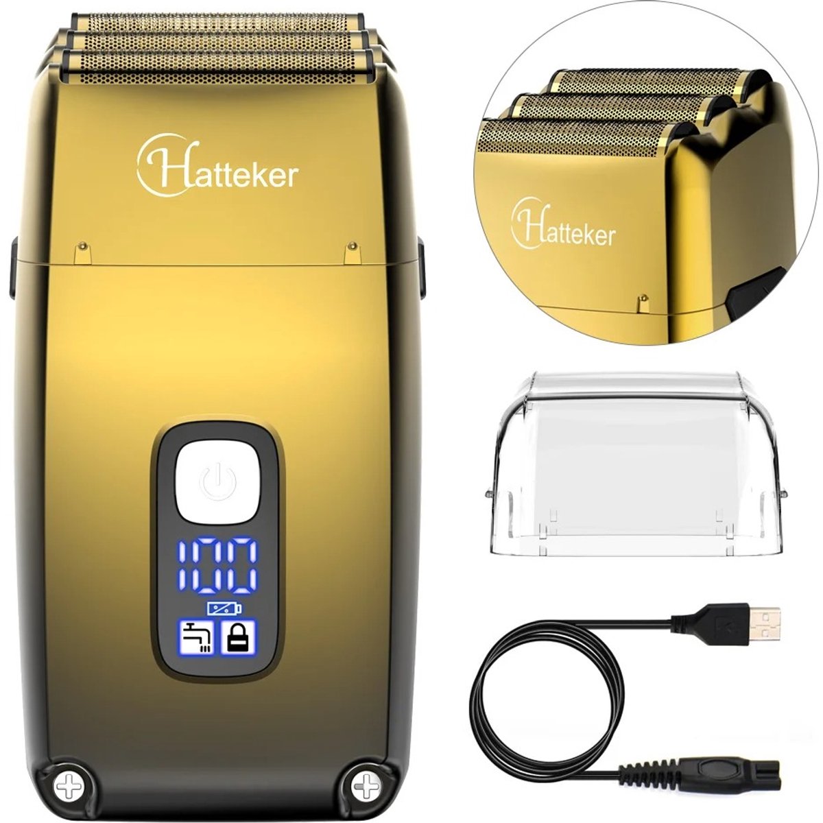 HHHK - Luxe Elektrisch Scheerapparaat - Baardtrimmer - Baardtrimmer Mannen - Gezichtsverzorging