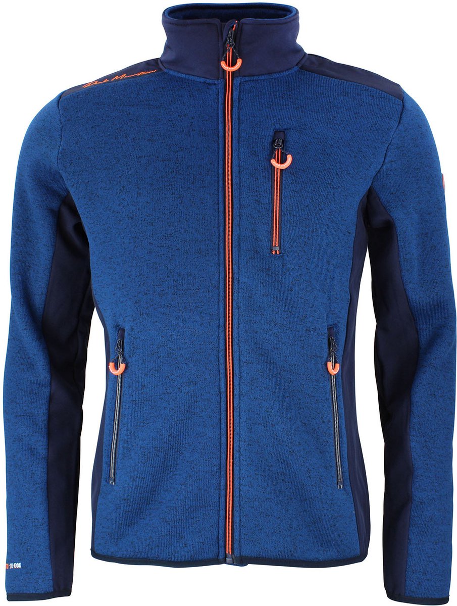Fleece met rits Peak Mountain Cevira Marine Gevlekt