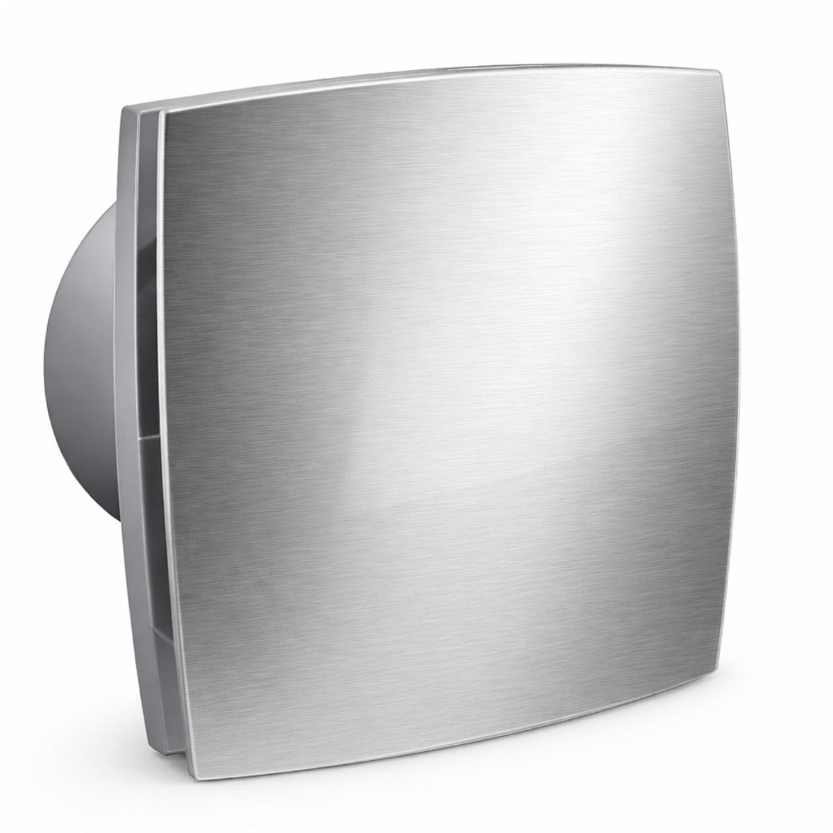 Badkamer ventilator vochtsensor/timer 150 mm aluminium Silent