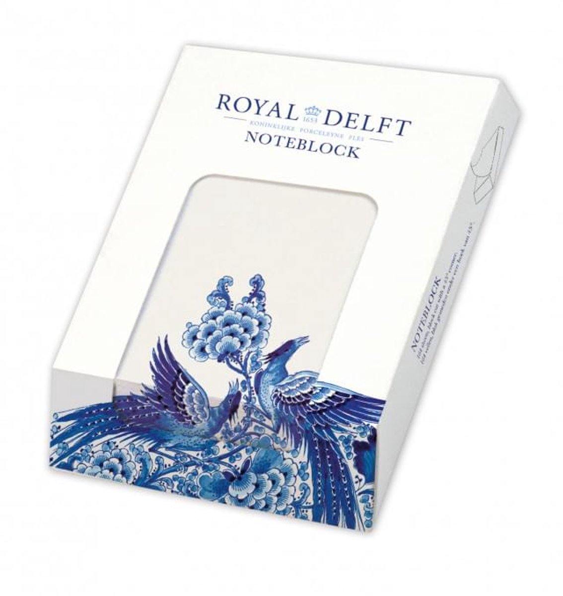 Bekking & Blitz - Memo blocnote - Notitieblok - Kunst - Royal Delft - Delfts blauw - Uniek design