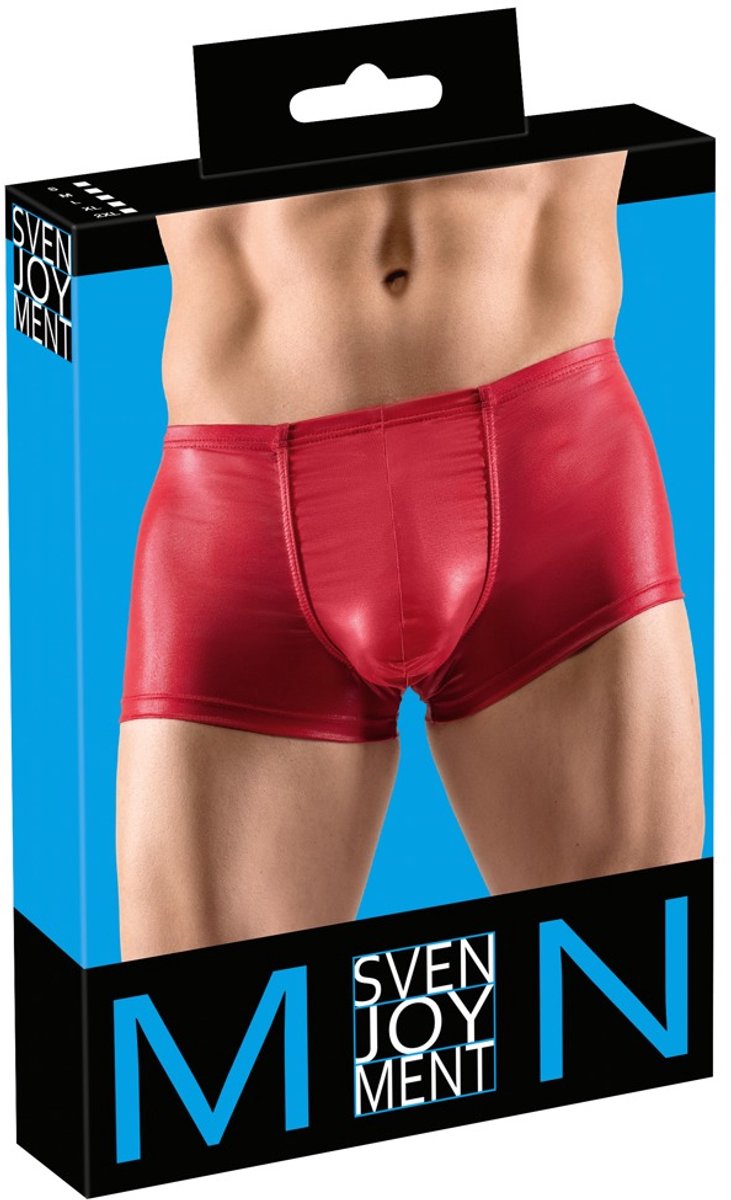Spannende Rode Wetlook Short