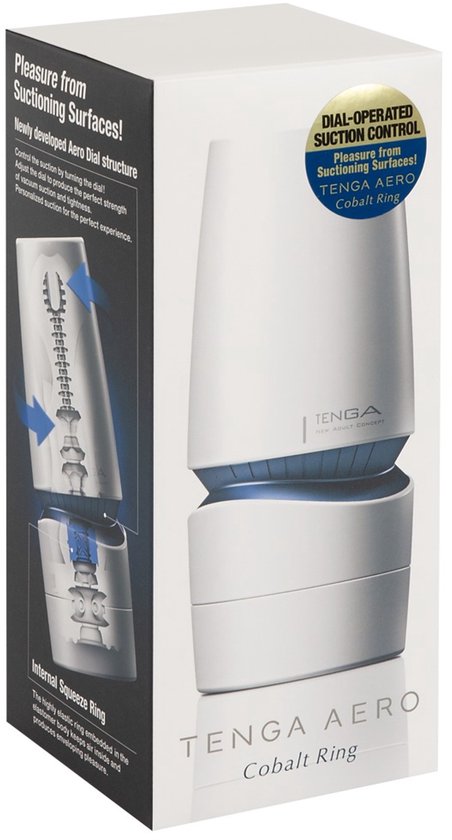 male sex toy automatic Tenga Aero Silver Ring - Masturbator main image 1