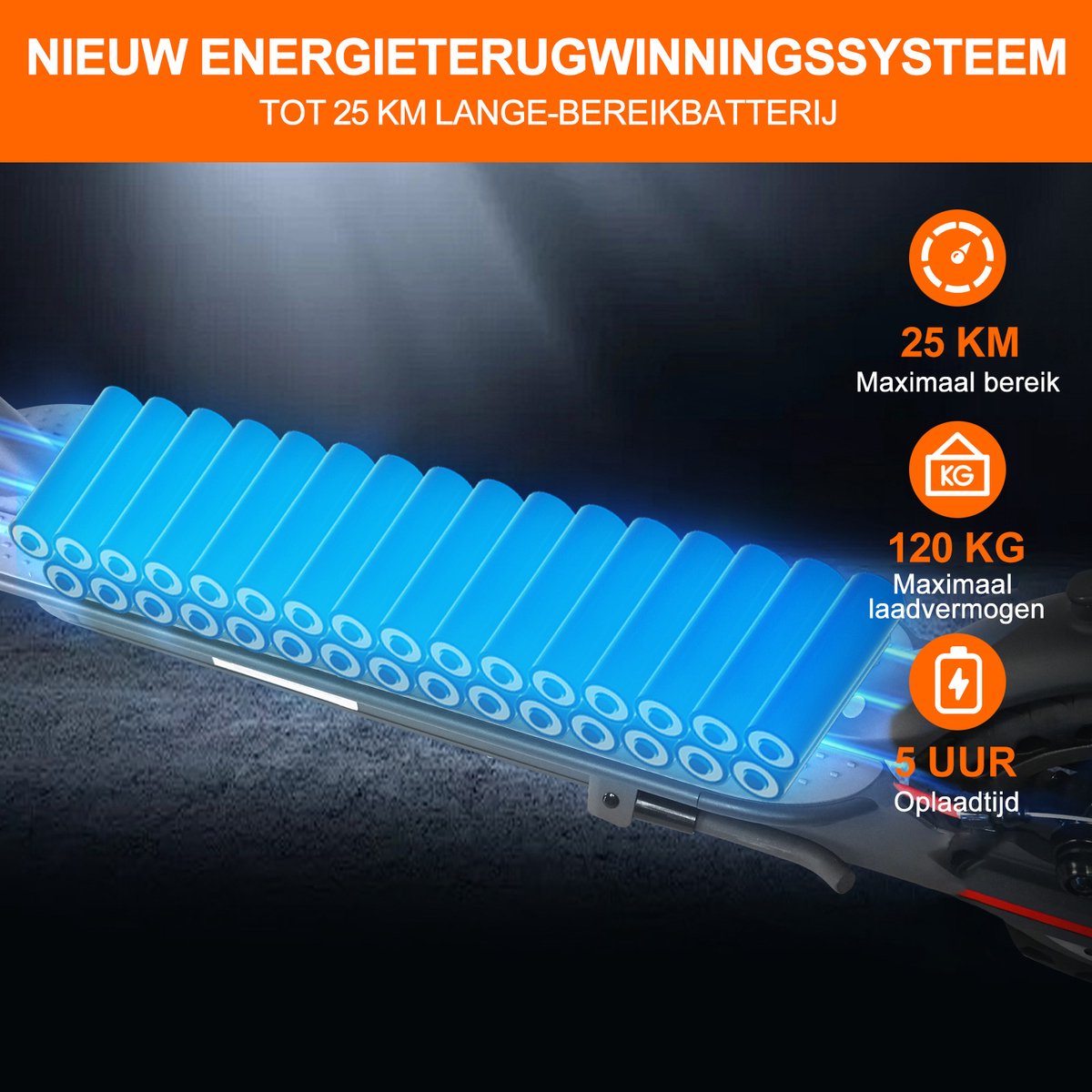 AOVOPRO TUYA Elektrische Step 250W - Opvouwbaar tot 25 km/u - afbeelding 2