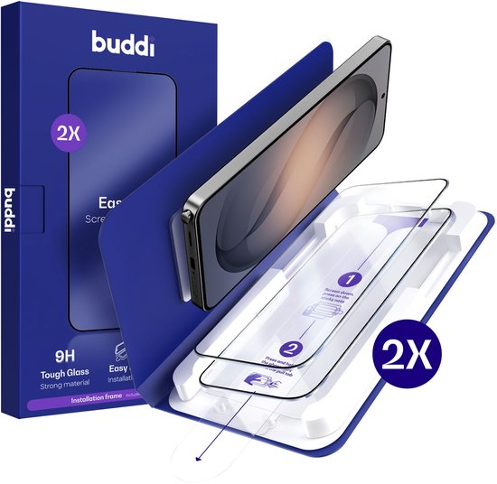 Samsung Galaxy S26 Ultra Tempered Glass Screenprotector 9H+ Geharde Glasplaat 2-Pack Met Installatietray