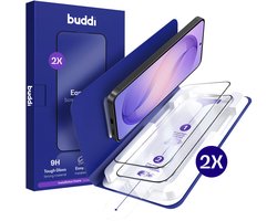 2-Pack Screenprotector Geschikt voor Samsung Galaxy S26 Plus - Buddi Easy Fit Tempered Glass met Installatietray - 9H+ Gehard Glas - Case Friendly Glasplaatje - Eenvoudige montage