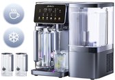 JIMMY R9 Pro RO Waterfilter met Omgekeerde Osmose – Waterdispenser voor Warm & Koud Water, 7-Traps Filtratie, UV-Sterilisatie, 5,5L Watertank, Dubbele 1L Karaffen en LED Touchscreen