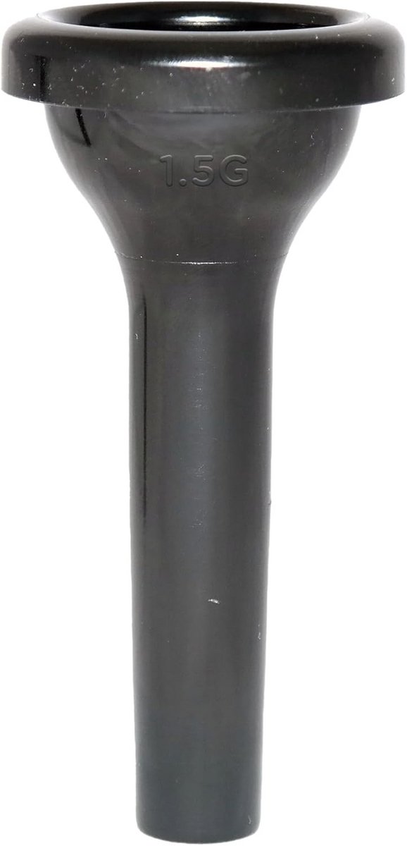 Trombone Mondstuk 1 1/2G Zwart - Antibacterieel en Duurzaam Plastic