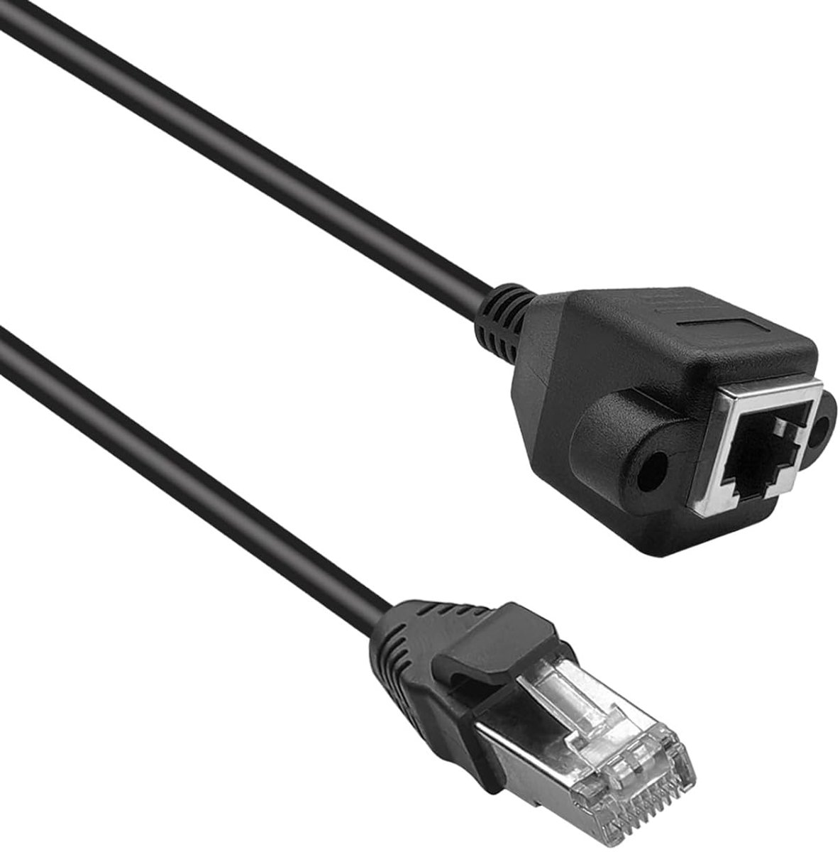 RJ45 Male to Female Ethernet Adapter - 0.5m Netwerkkabel