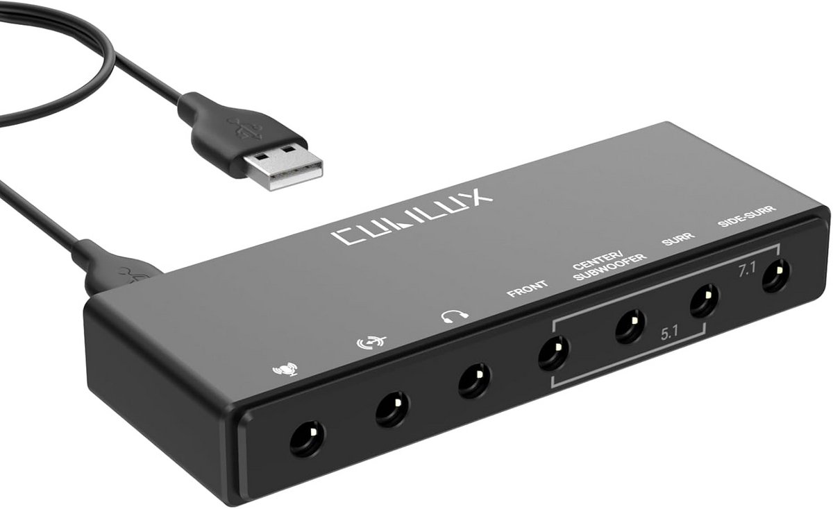 7.1 USB Surround Geluidskaart - Verbeter je Audio-ervaring met Hoge Resolutie