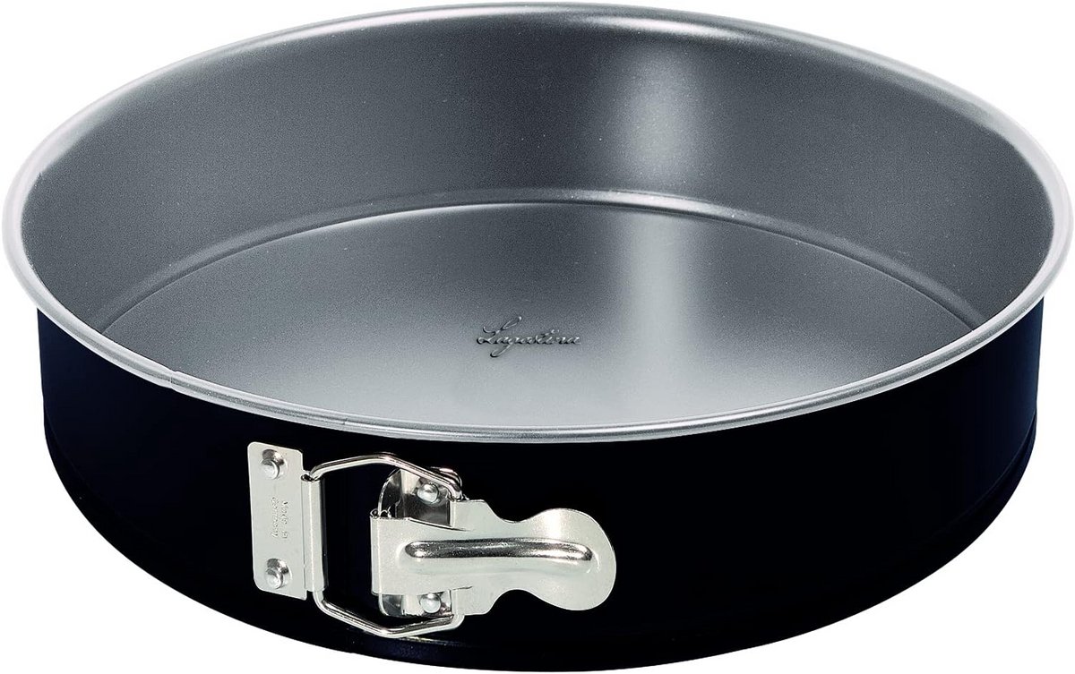 Springvorm met Scharnier van Staal 24 cm – Antiaanbaklaag voor Perfect Bakresultaat