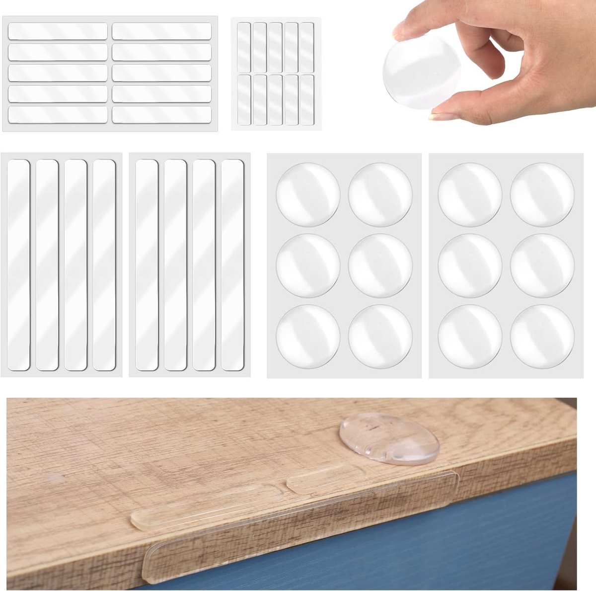 Siliconen Bufferpads voor Meubels - 40 Stuks Antislip en Geluidsdemping
