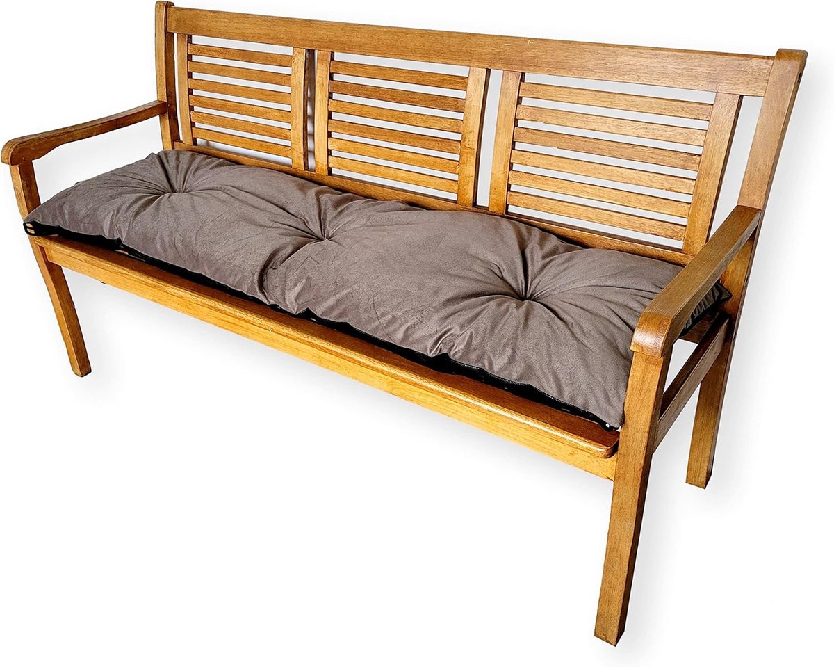 Buitenbankkussen en Zitkussen voor Tuinmeubelen (150x60 cm, Bruin)