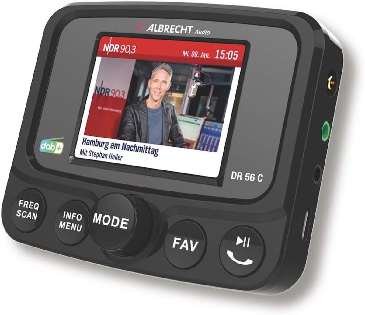 Digitale DAB+ Autoradio Tuner met Kleurendisplay en Bluetooth - Upgrade je Autoradio