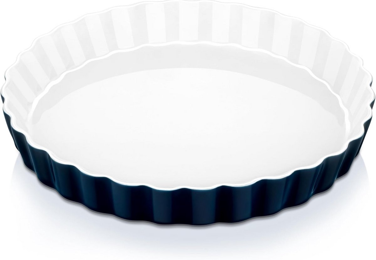 Taartvorm van Porselein 27 cm - Ovenschaal voor Muffins, Gebak, Quiches en Meer - 1100 ml