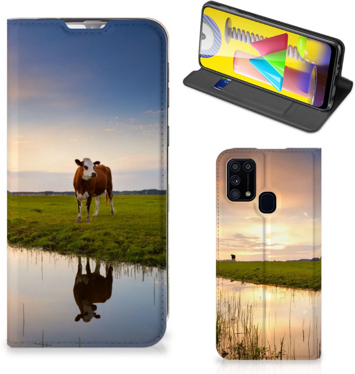 Samsung Galaxy M31 Hoesje maken Koe