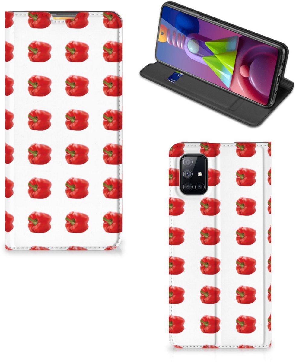 Samsung Galaxy M51 Flip Style Cover Paprika Red