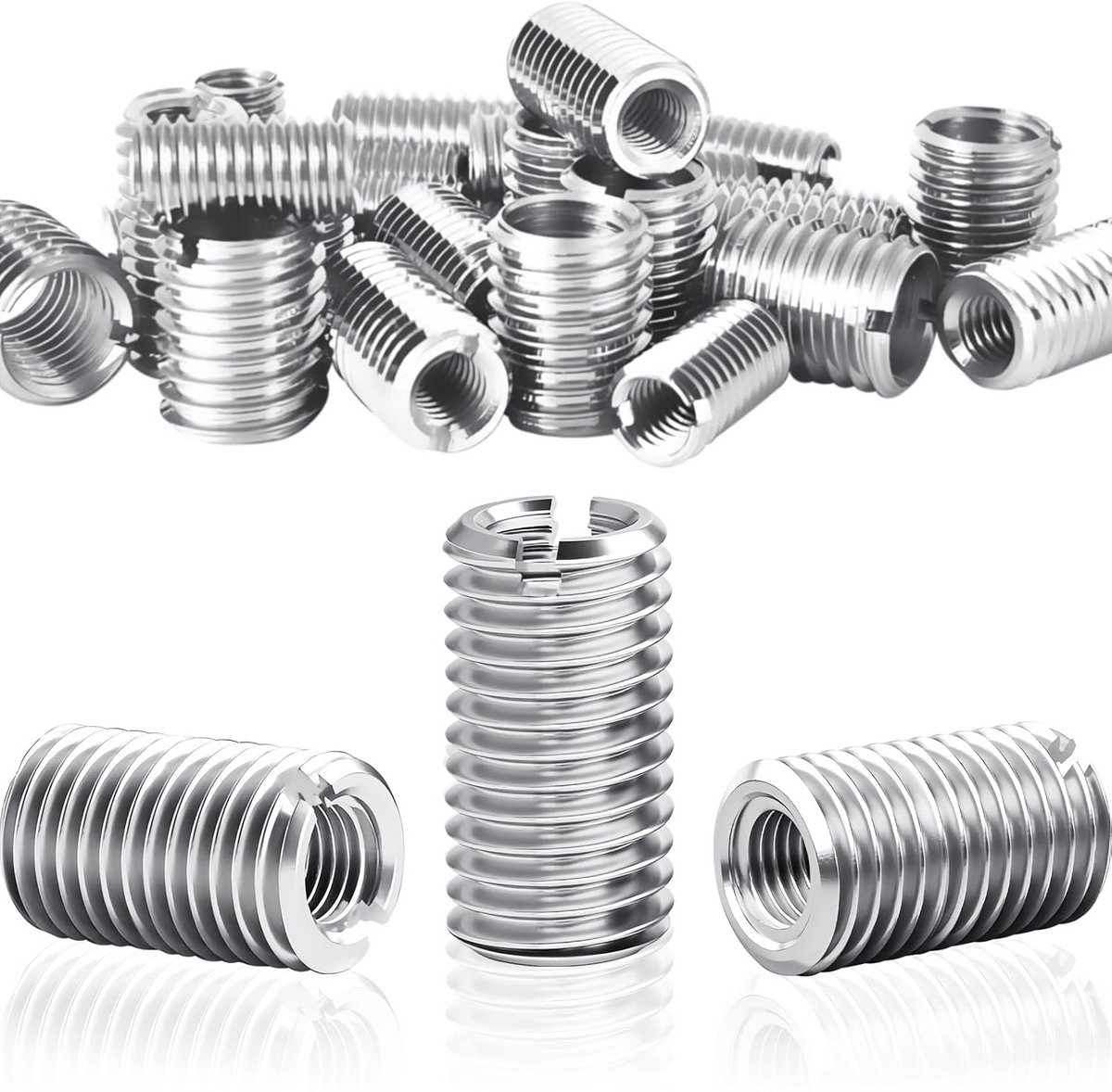 Schroefadapter M10 naar M8 - 20 mm - 24 stuks - Roestvrij Staal
