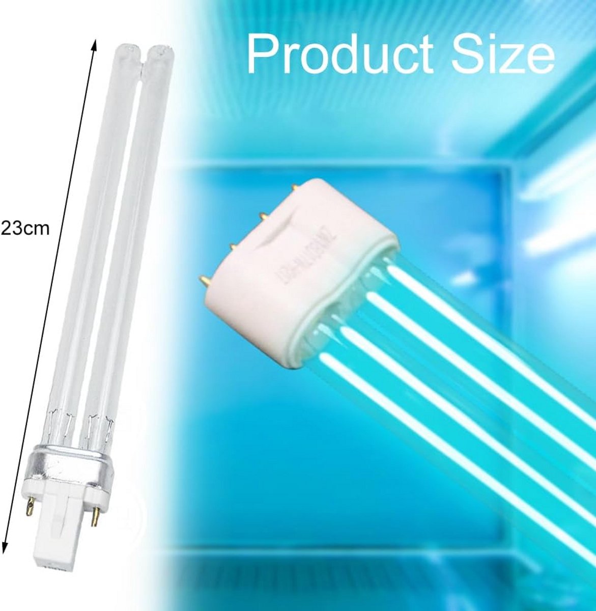 UV Desinfectielamp 11W - G23 Fitting voor Ultraviolet Verlichting
