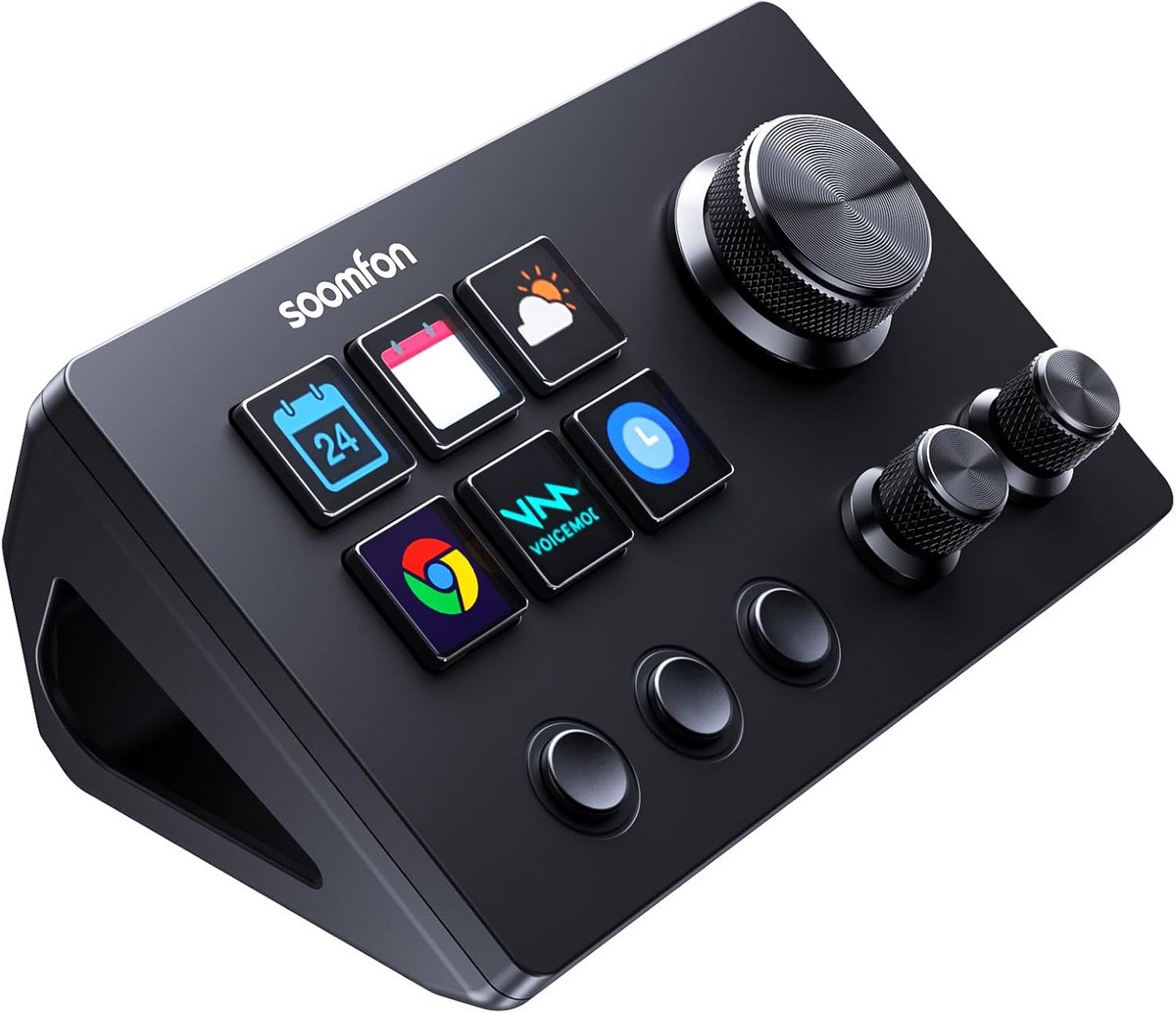 Stream Controller met Aanpasbare LCD-Macrotoetsen voor OBS, Twitch en YouTube