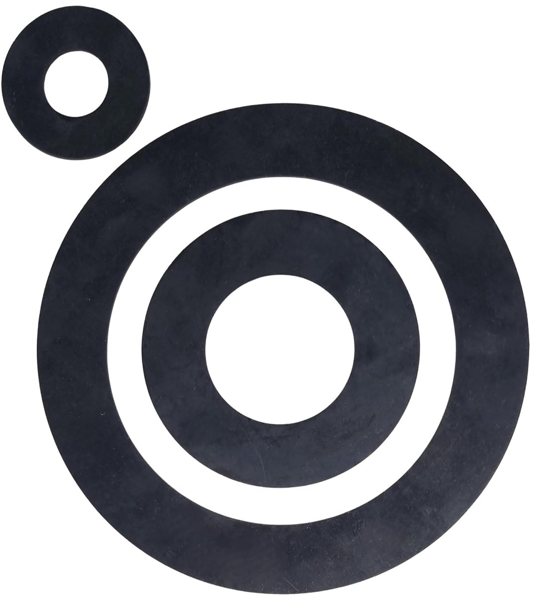 Flensafdichting EPDM rubber - Diverse maten en hoeveelheden - Platte afdichting voor buisverbinding