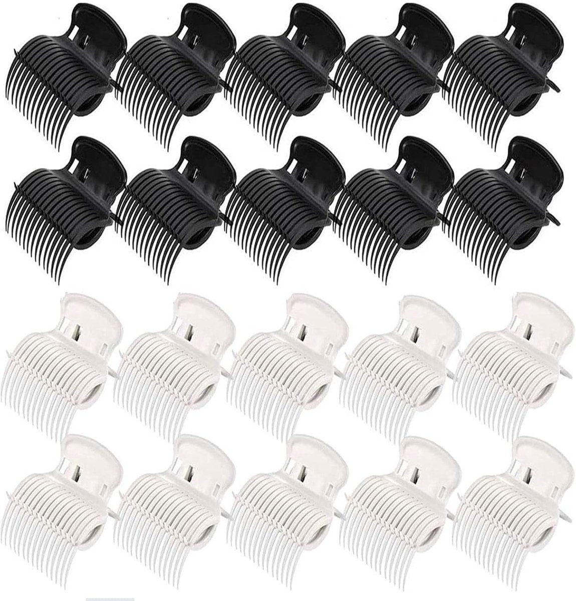Hot Roller Clips - 24 Stuks Haarkrultang Klauwclips voor Professionele Styling