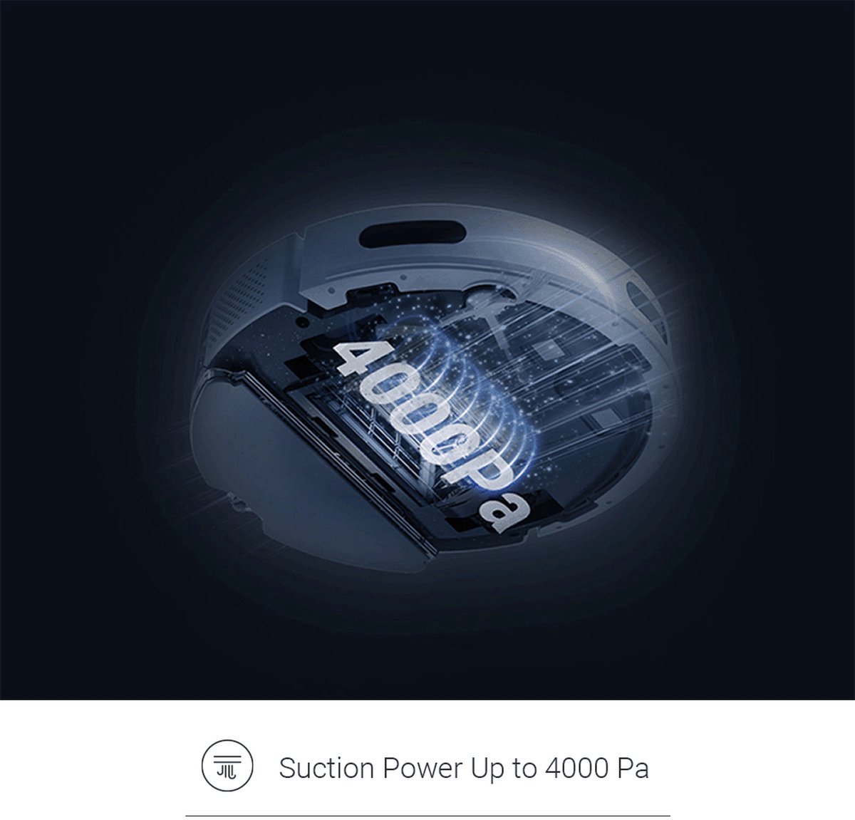 EZVIZ Robotstofzuiger RE5 Plus Wit met Clean Station - afbeelding 2