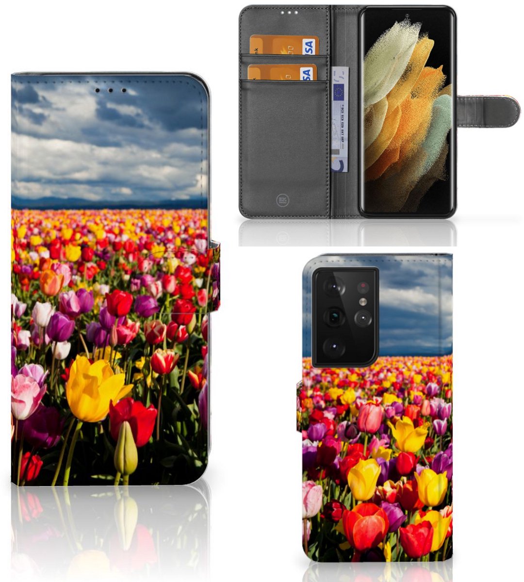Samsung Galaxy S21 Ultra Hoesje Tulpen