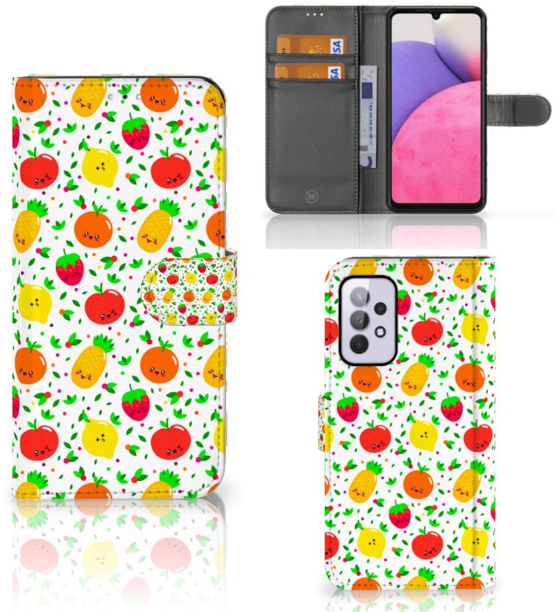 Samsung Galaxy A33 5G Book Cover Fruits