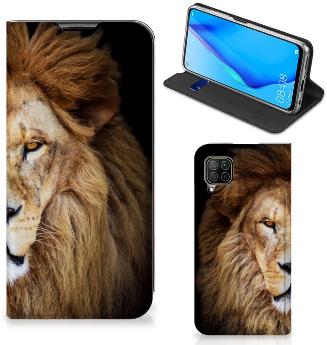 Huawei P40 Lite Hoesje maken Leeuw