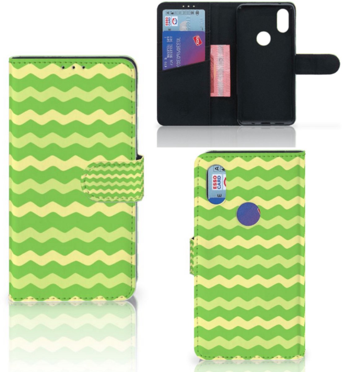 Xiaomi Mi Mix 2s Telefoon Hoesje Waves Green