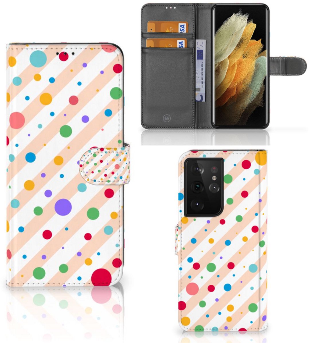 Samsung Galaxy S21 Ultra Telefoon Hoesje Dots