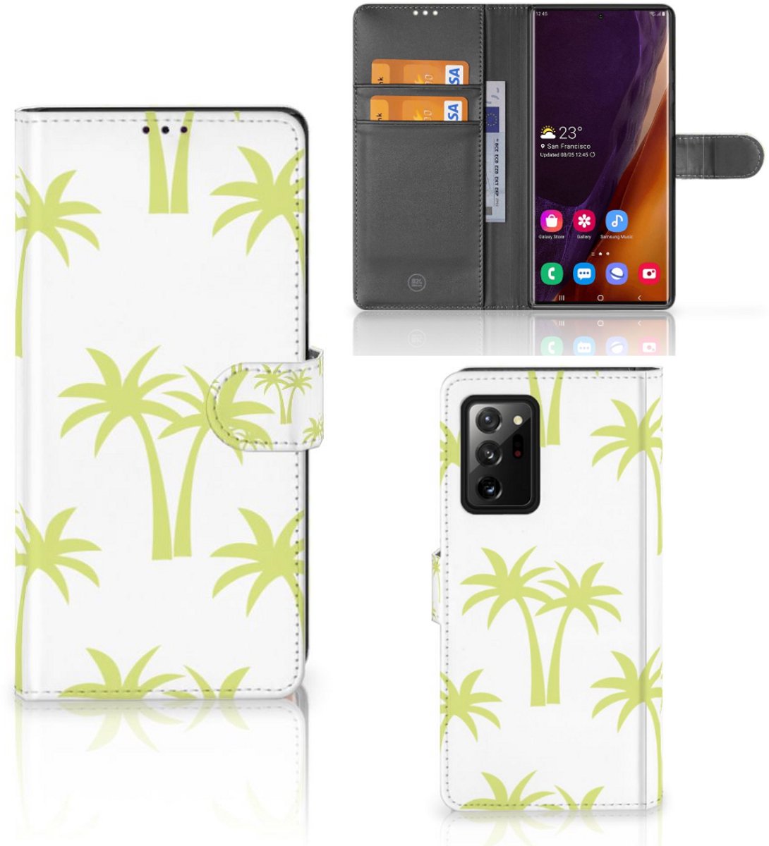 Samsung Galaxy Note20 Ultra Hoesje Palmtrees