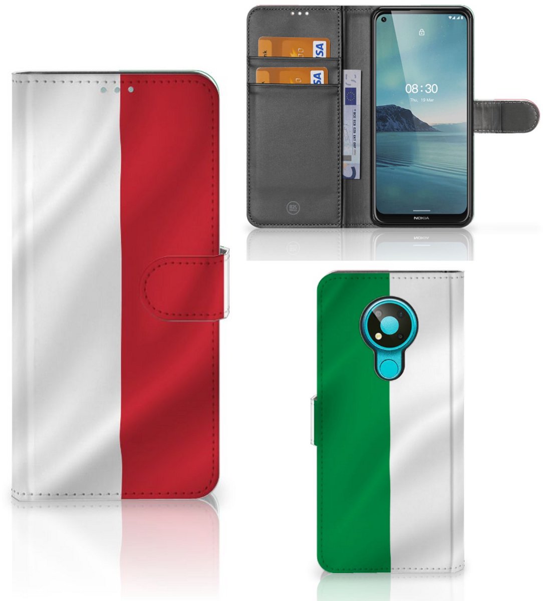 Nokia 3.4 Bookstyle Case Italië