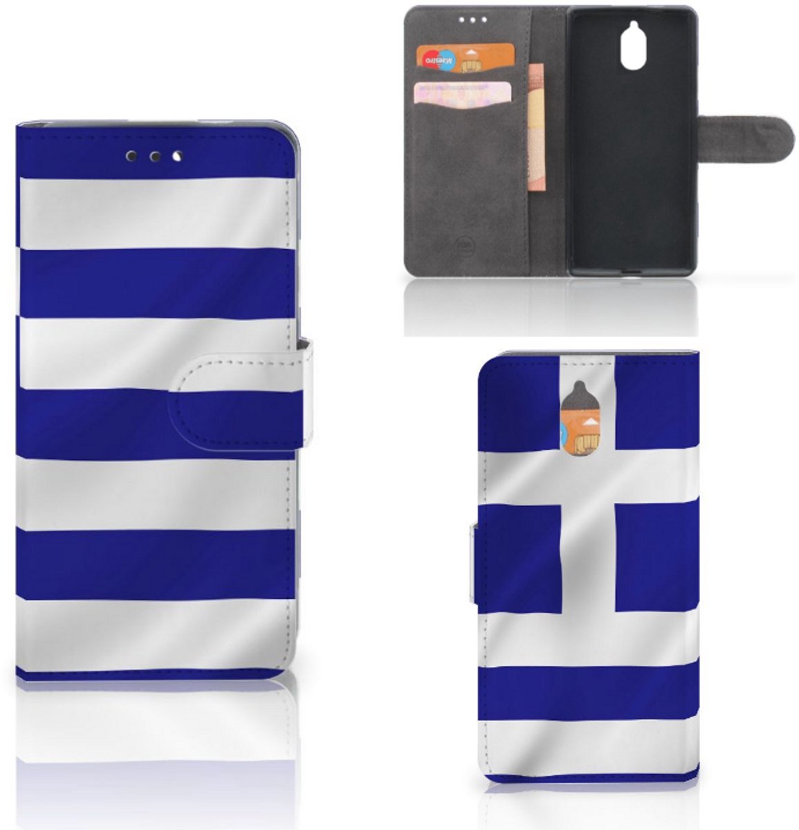 Boekhoesje voor Nokia 3.1 (2018) Bookstyle Case Griekenland