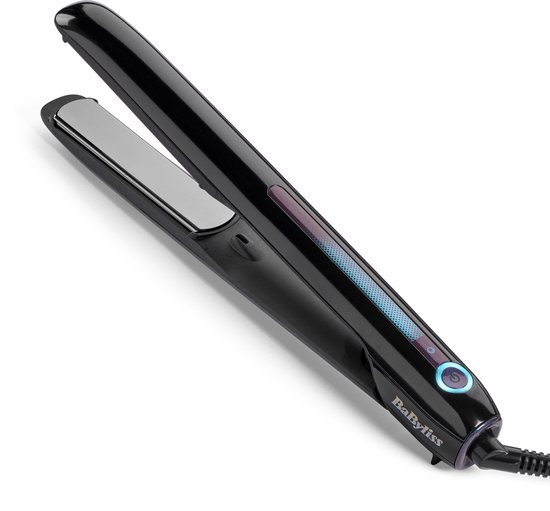 BaByliss Sensor Protect Stijltang ST490E - Automatische Temperatuur voor Extra Bescherming - 5 handmatige temperatuurinstellingen 160°C - 200°C - Ultra gladde platen van Titanium - Anti-Pluis Technologie voor Glanzend Haar