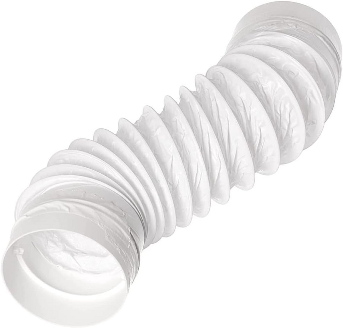Flexibele Afzuigslang Ø 100 mm met Connector voor Ventilatie en Stoomafzuiging