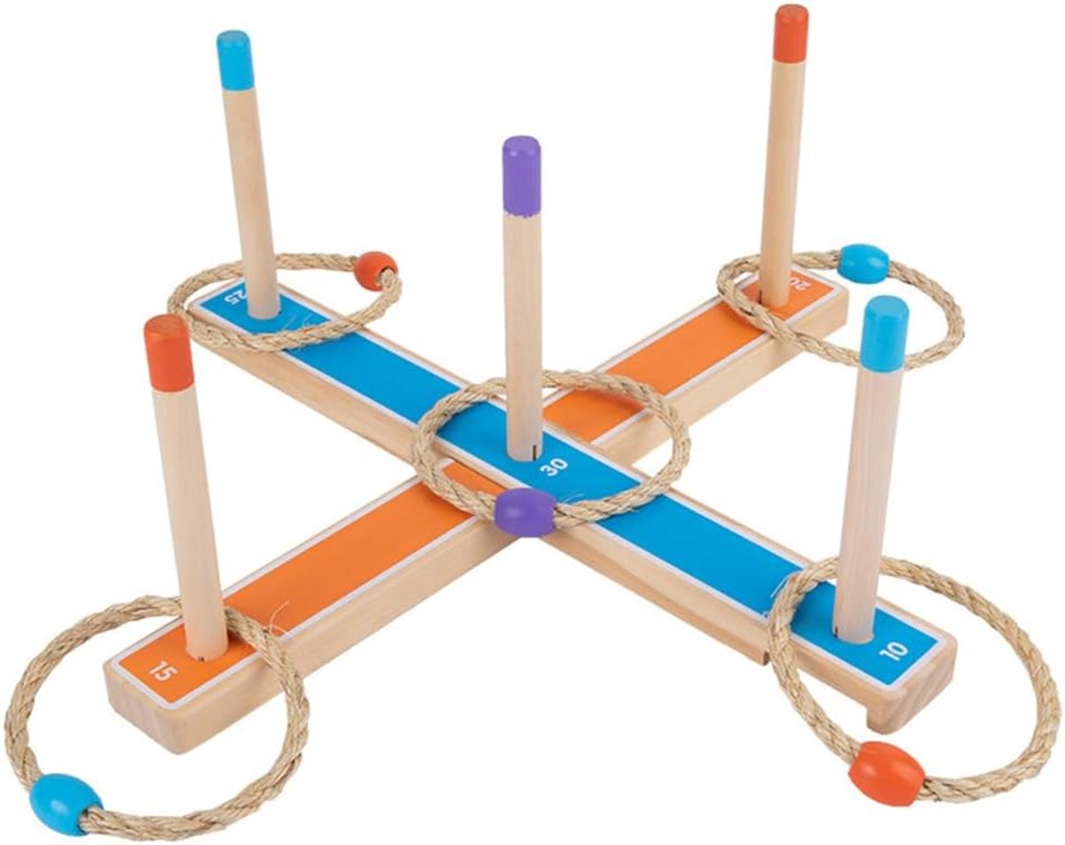 Werpspel met Ringen voor Buiten en Binnen – Leuk Spel voor Kinderen en Volwassenen