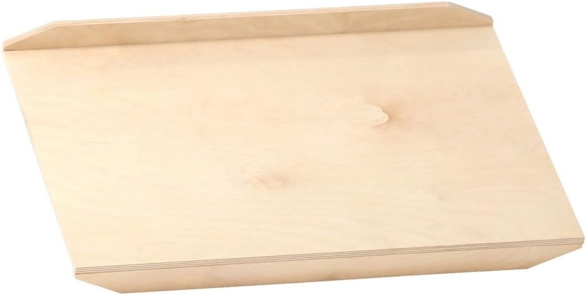 Houten Keukenplank 80x60 cm - Multiplex Keukenblok met Aanslagrand voor Deeg en Pasta