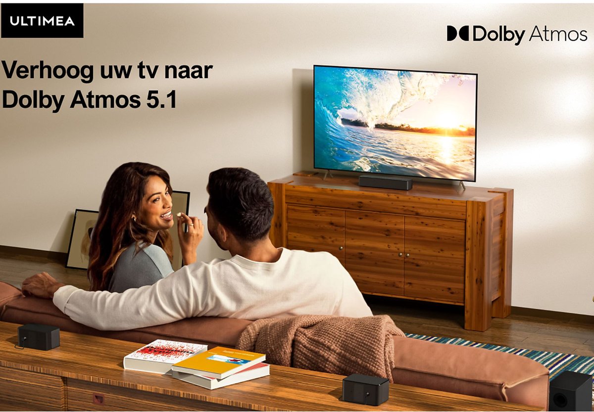 ULTIMEA Poseidon D60 Soundbar Dolby Atmos Zwart - afbeelding 2