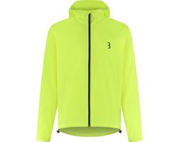 BBB Cycling MultiShield Regenjas Fiets: Urban & Sport - Waterdicht 10K en Ademend - Heren & Dames Fietsjas - Neon Geel - Maat M - BBW-475