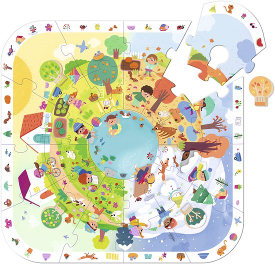 Jumbo - Goula - Puzzle XXL Seasons - Educatief Spel — afbeelding 3