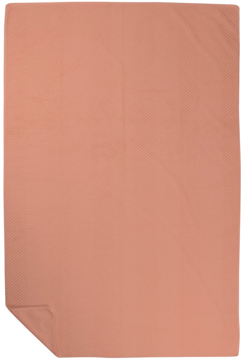 Plaid Visgraat Roze 140x200cm