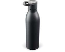 Mysoda RVS thermosfles voor bruiswater - Black - 1 liter