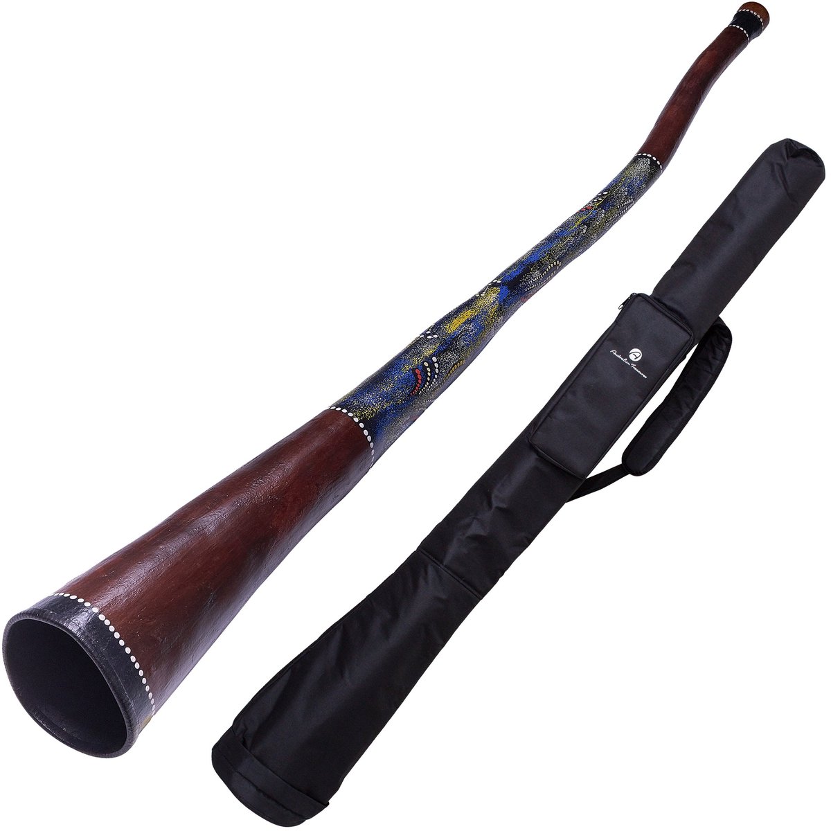 Didgeridoo Baked Wood 150cm – Warme, krachtige Klank en Lichtgewicht