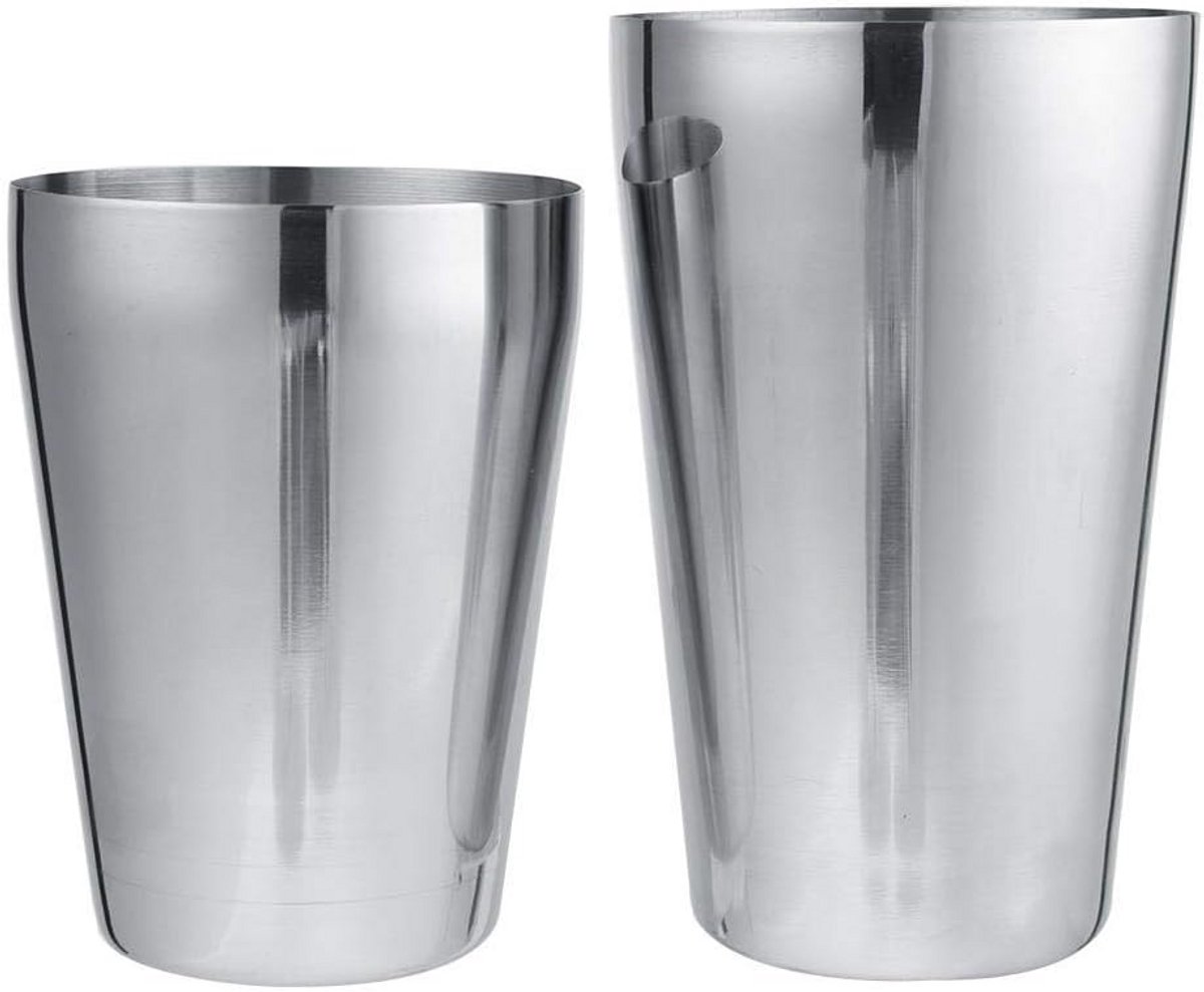 Shaker RVS 2-delig Boston Shaker Set voor het Maken van Cocktails