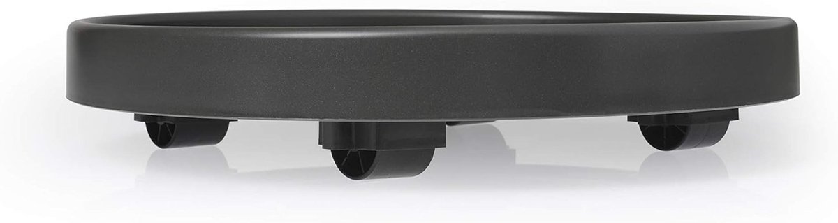 Ronde onderzetter met wieltjes 40 cm - makkelijk verplaatsen - tot 60 kg - binnen en buiten