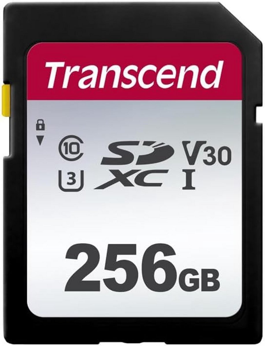 Snelle 256GB SDXC Geheugenkaart voor 4K Video en Foto's