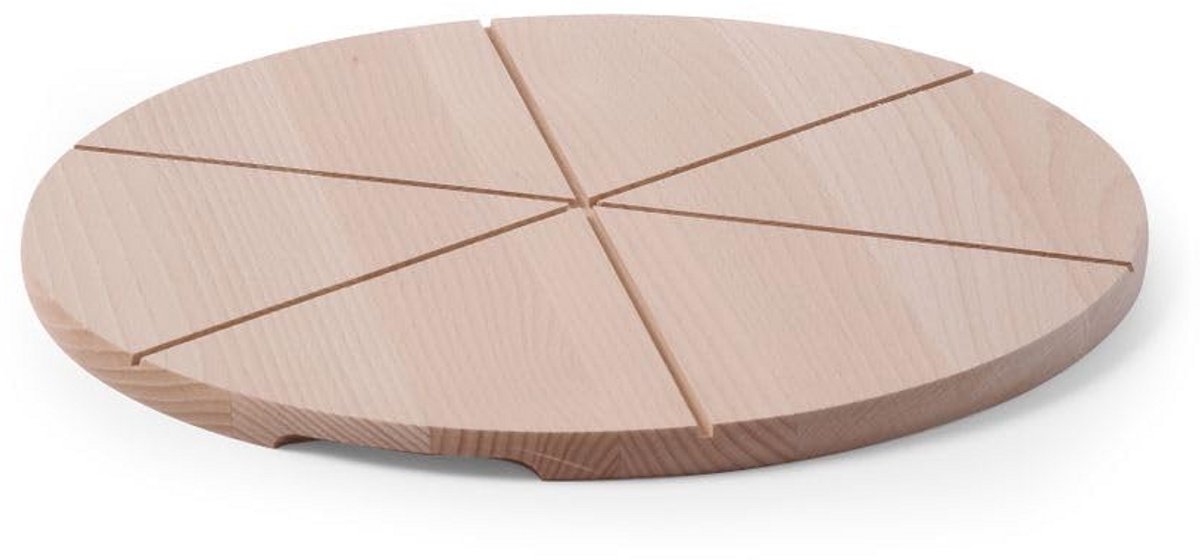 Pizza board van natuurlijk beukenhout – ø300 mm - 1 stuk
