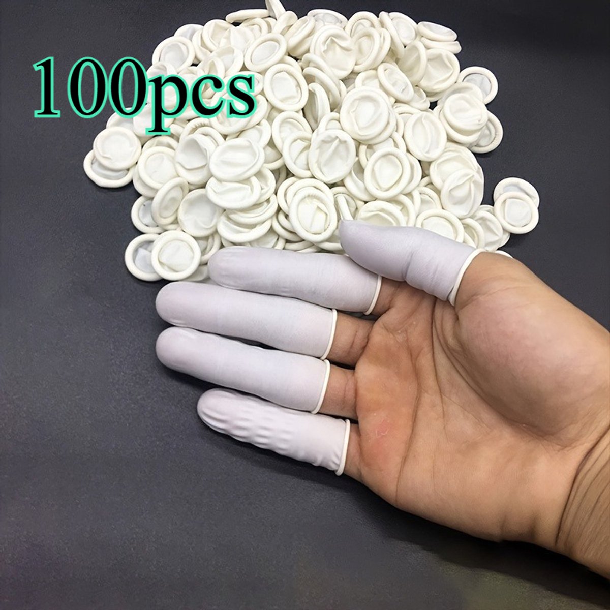 Livé® Latex Vingercondooms – 100 stuks Antislip Poedervrij
